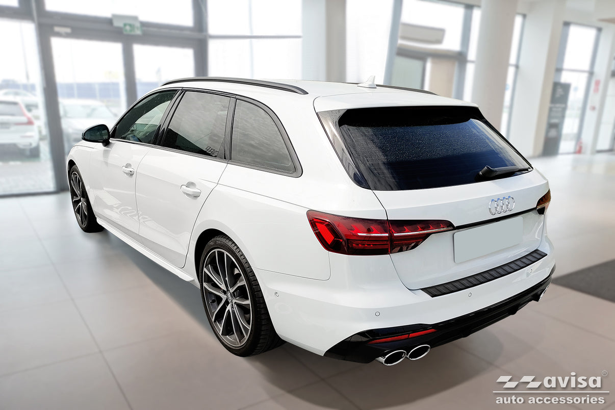 Lastskydd Black Mat Audi A4 B9 Avant/ S-line 2015–2019, facelift 2019+ / Audi S4 Avant 2015–2019, facelift 2019+ – Mattsvart – detaljbild 2