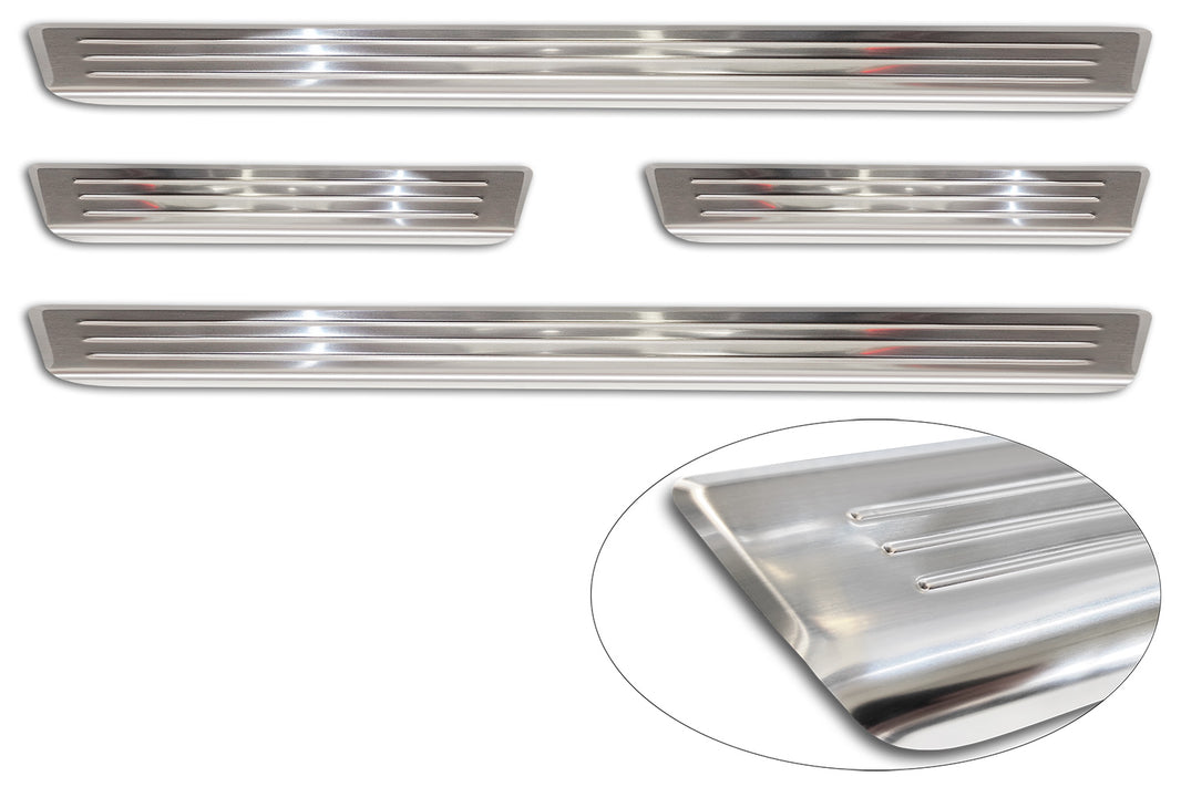 Tröskelskydd Lines Volkswagen Tiguan III 2024+ – Silver satin