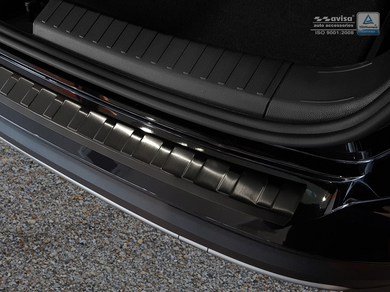 Lastskydd Seat Ateca 5-dörrars crossover 2016–2020, facelift 2020+ / Seat Cupra Ateca 2018+ – Svart – detaljbild 2