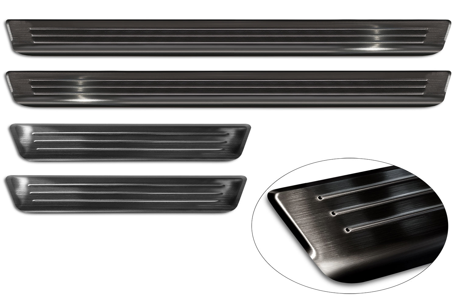 Tröskelskydd Lines Volkswagen Tiguan III 2024+ – Svart