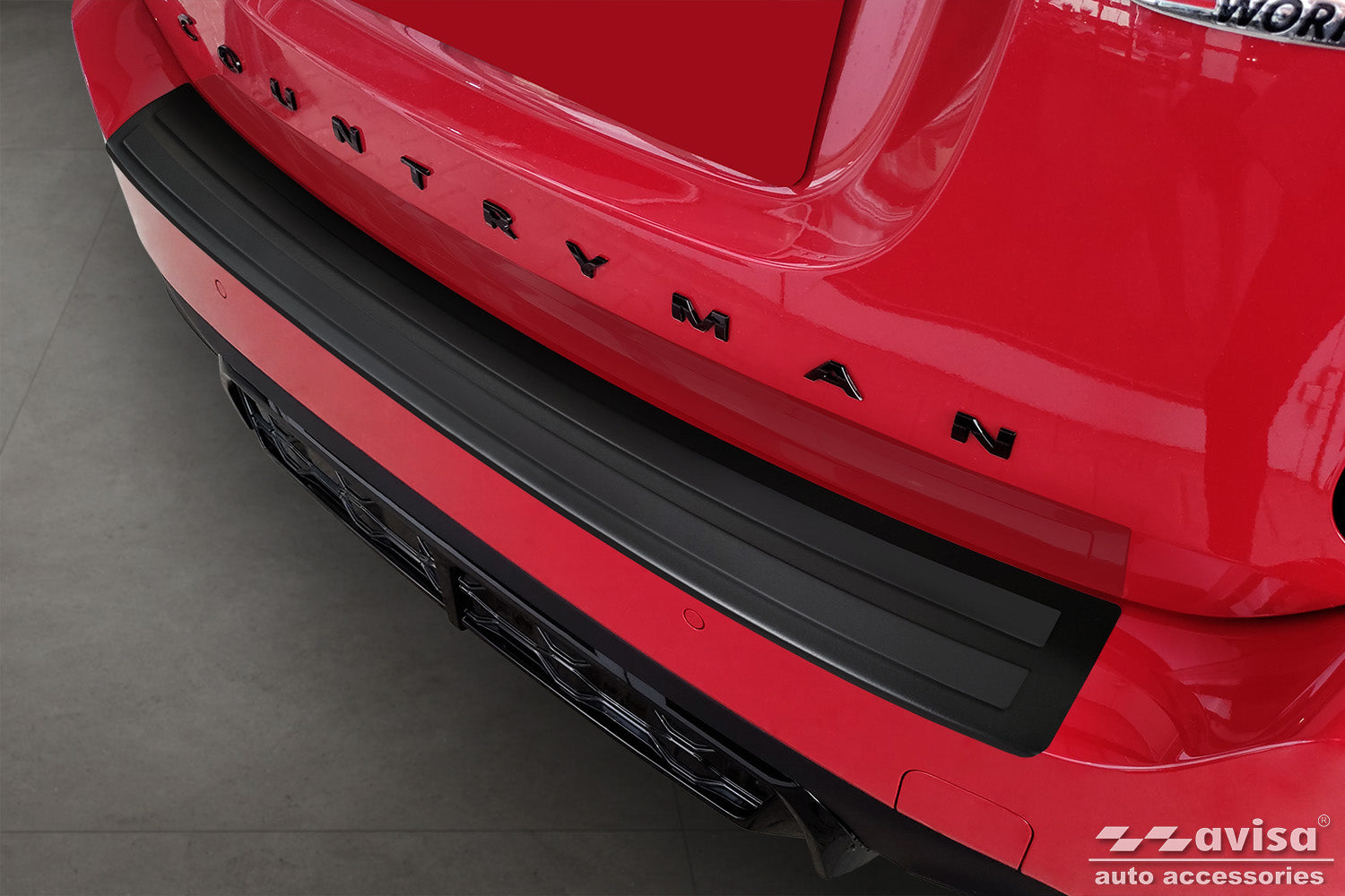 Lastskydd Black Mat Mini Countryman II F60 facelift 2020+ >2023+ Mattsvart – detaljbild 3