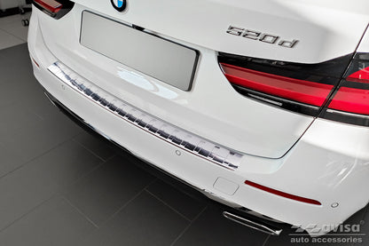 Lastskydd BMW 5 VII Touring G31 facelift 2020–2024 (utan M-paket) – Silver – detaljbild 3