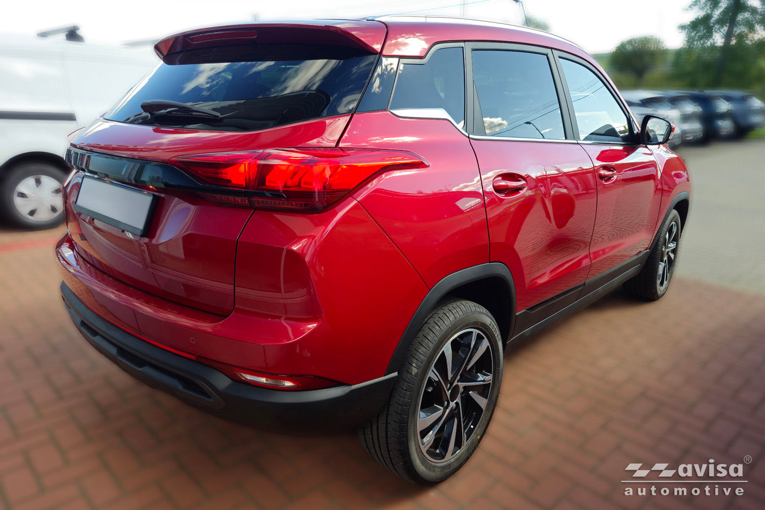 Tröskelskydd Black Mat Baic Beijing 3 2023+ – Mattsvart – detaljbild 3