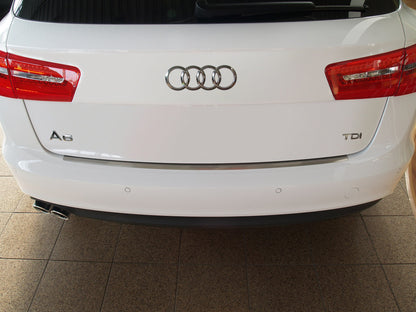 Lastskydd Audi A6 C7 4G Avant 2011–2018 – Silver satin – detaljbild 2