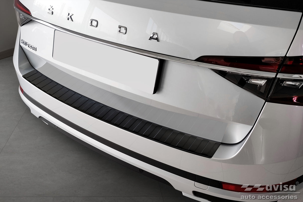 Lastskydd Black Mat Skoda Superb III Kombi 2015–2019, facelift 2019– 2024/ Scout III 2019+ – Mattsvart – detaljbild 3