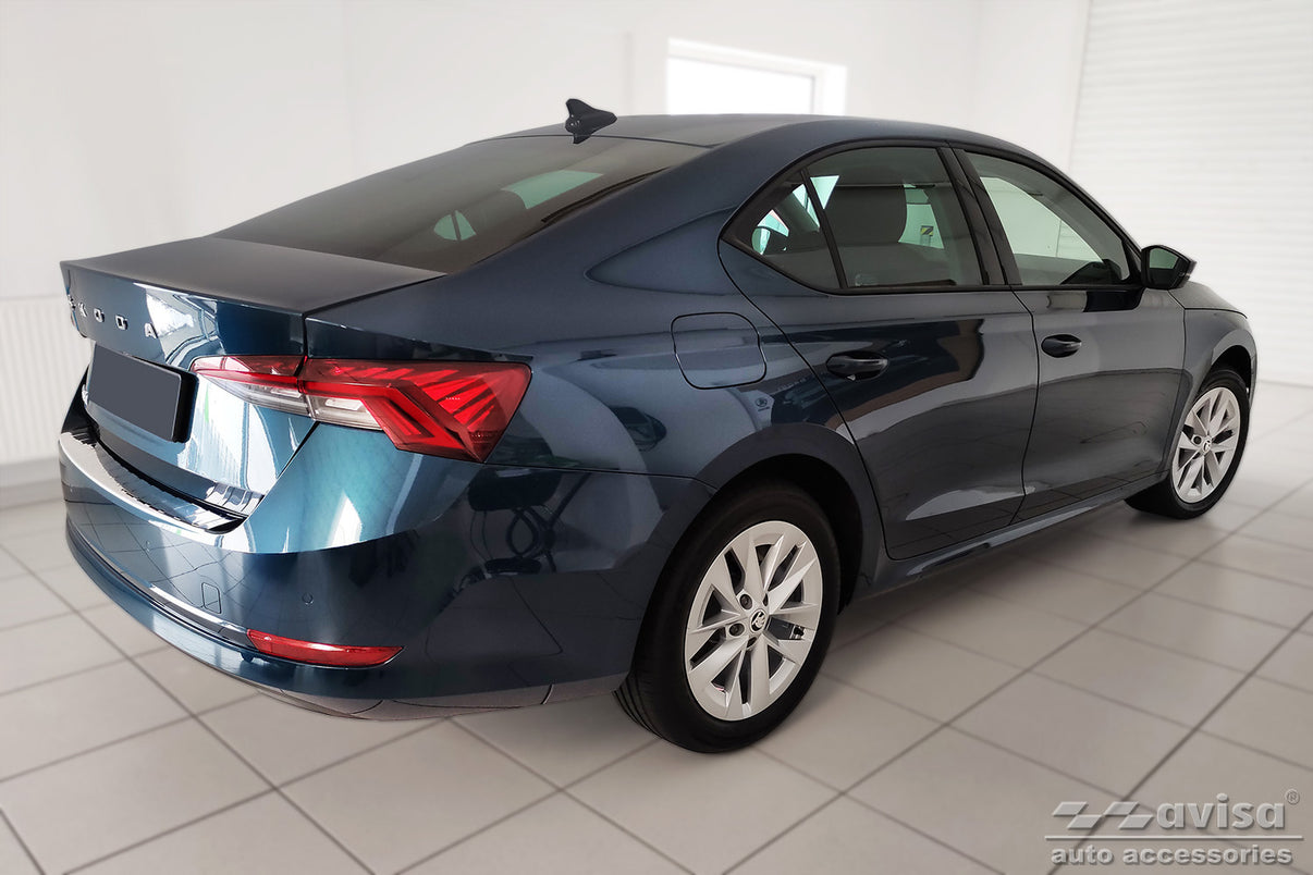 Lastskydd Skoda Octavia IV liftback 2019–2024 facelift 2024+ – Silver satin (2/35561) – detaljbild 2