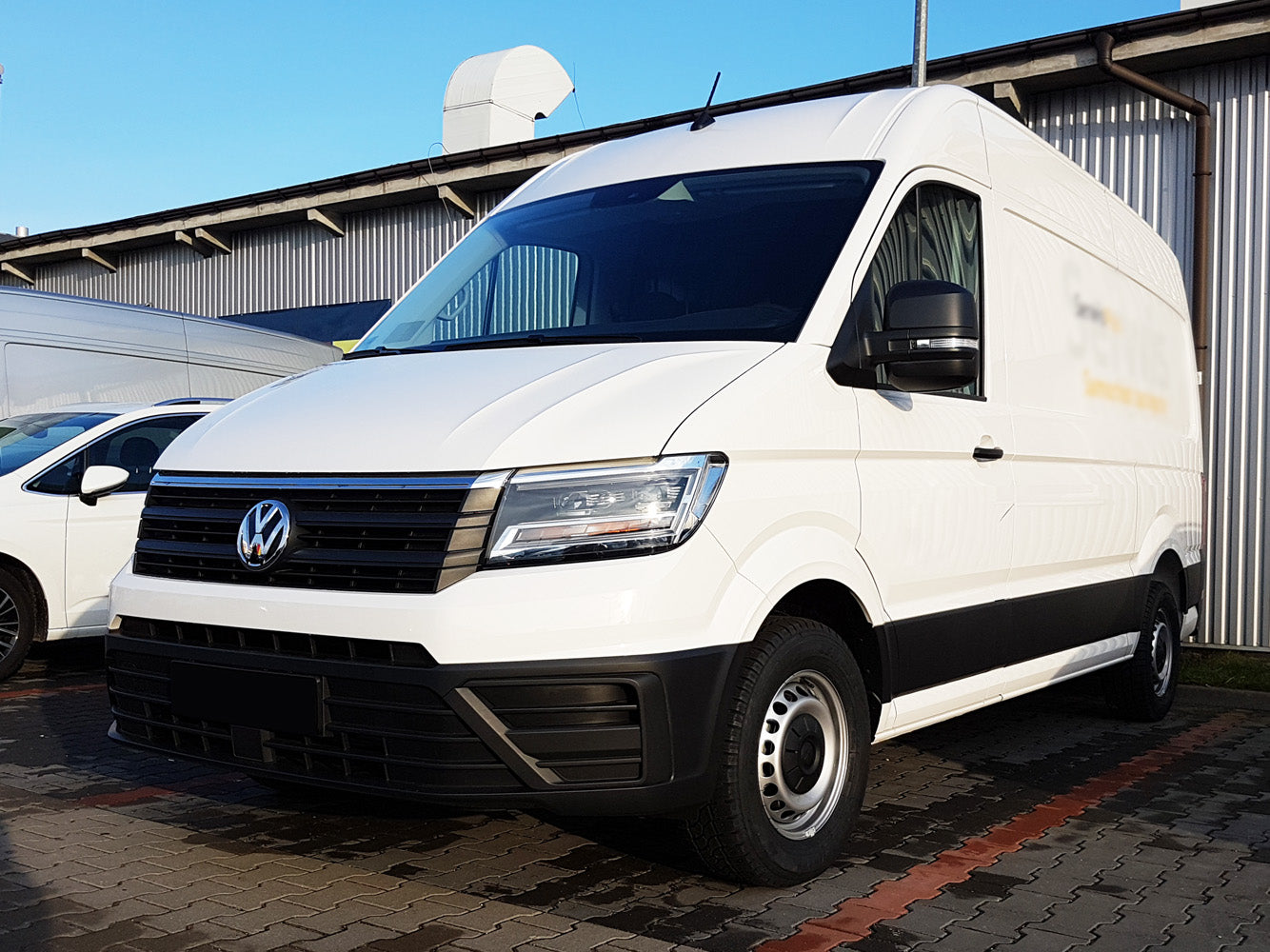 Lastskydd Volkswagen Crafter II 2017–2024, facelift 2024+ – Svart (2/45140) – detaljbild 3