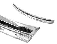 Lastskydd Porsche Cayenne III (P0536) 2017–2023 "Performance" – Spegelpolerat silver, Svart Kolfiber