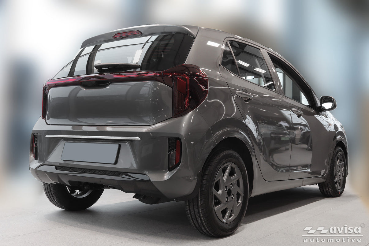 Bakluckelist Picanto III facelift 2024+ – Silver satin – detaljbild 2