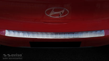 Lastskydd Hyundai i10 III halvkombi 5-dörrars 2019–2023 facelift 2023+ – Silver satin – detaljbild 3