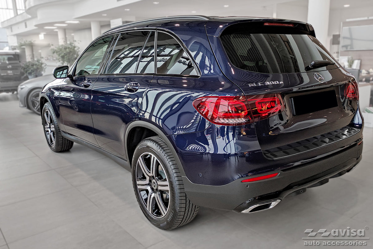 Lastskydd Strong Edition Mercedes Glc (X253) 5-dörrars/ Hybrid 2015–2019, facelift 2019–2022 – Svart – detaljbild 2