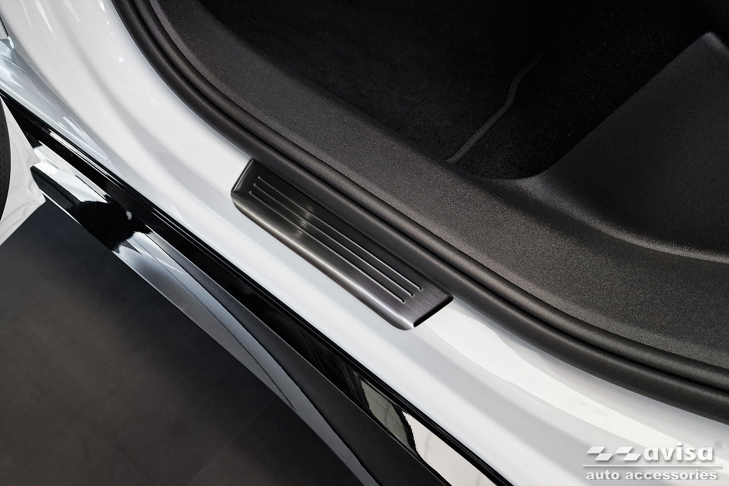Tröskelskydd Lines Volkswagen ID.7 2023+/ ID.7 Tourer 2024+ – Svart – detaljbild 2