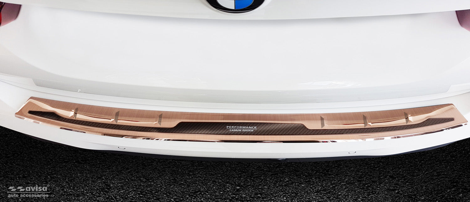 Lastskydd Performance BMW X3 ( F97 ) M Competition 2019–2021 / BMW X3 G01 M-paket/ M-Sport 2017–2021… – Koppar Borstad, Koppar Kolfiber – detaljbild 2