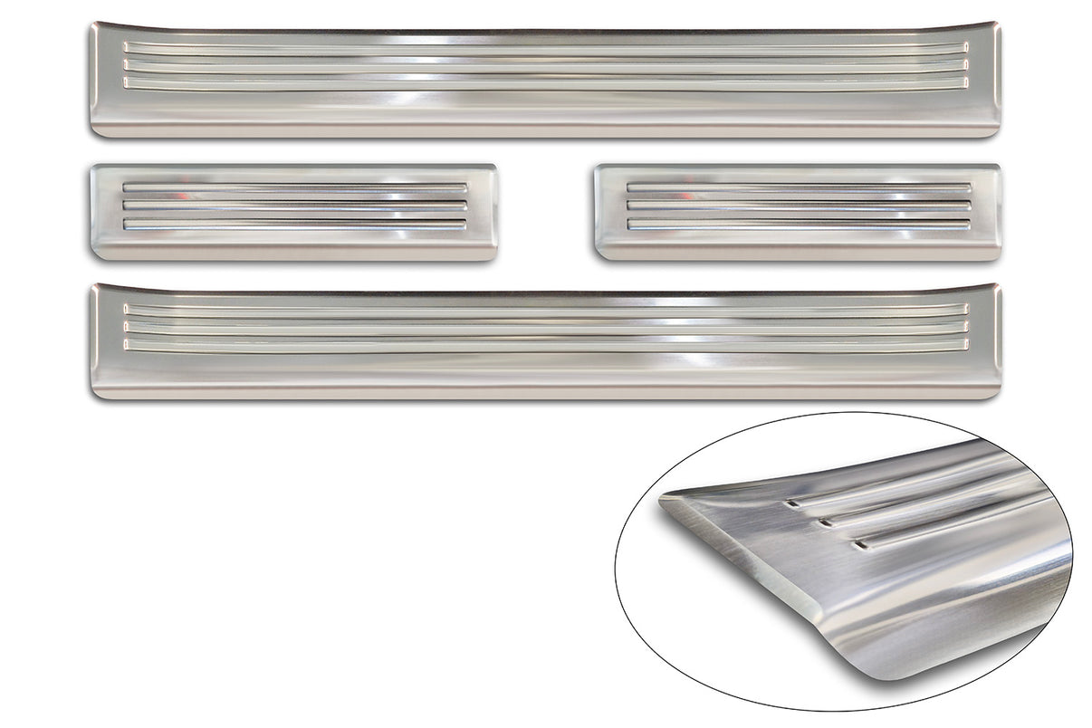 Tröskelskydd Lines Omoda 9 2024+ – Silver satin