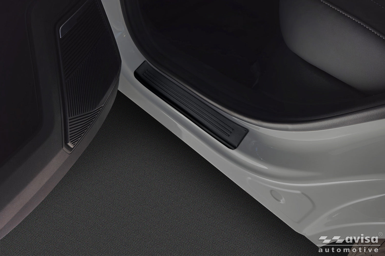 Tröskelskydd Black Mat Jaecoo J7 2023+ – Mattsvart – detaljbild 2