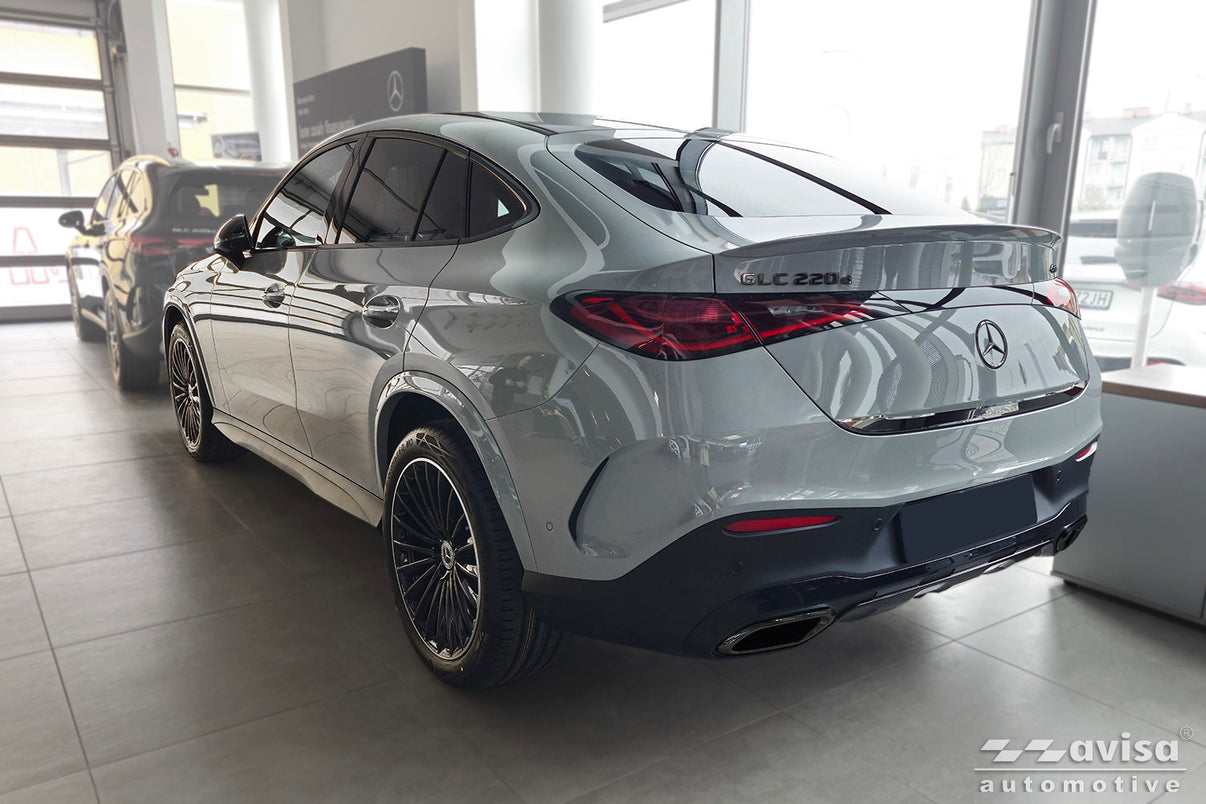 Bakluckelist Mercedes Glc II (C254) Coupe 2023+ – Spegelblank svart – detaljbild 2