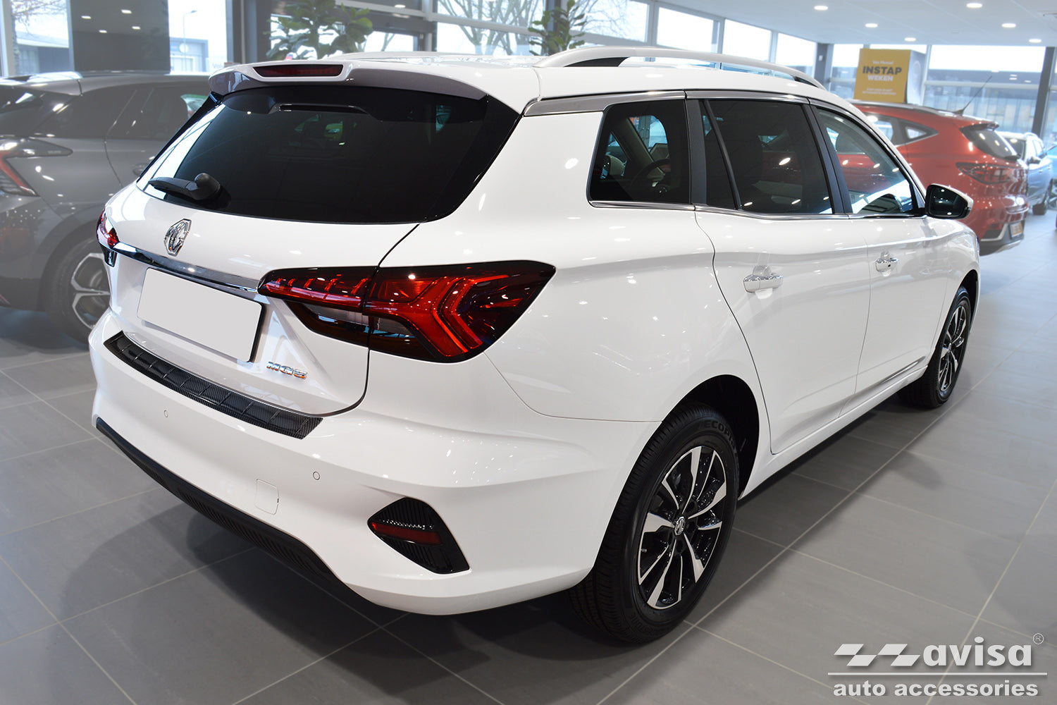 Lastskydd MG 5 EV SW 2022+ – Svart – detaljbild 2