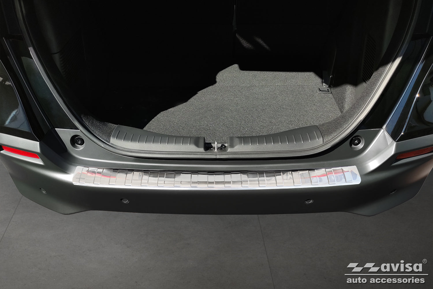 Lastskydd Honda Jazz V Crosstar hybrid 2020+ – Silver satin – detaljbild 3