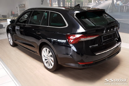 Fotstöd Skoda Octavia IV liftback/ Kombi 2019–2024 facelift 2024+ – Silver satin – detaljbild 2