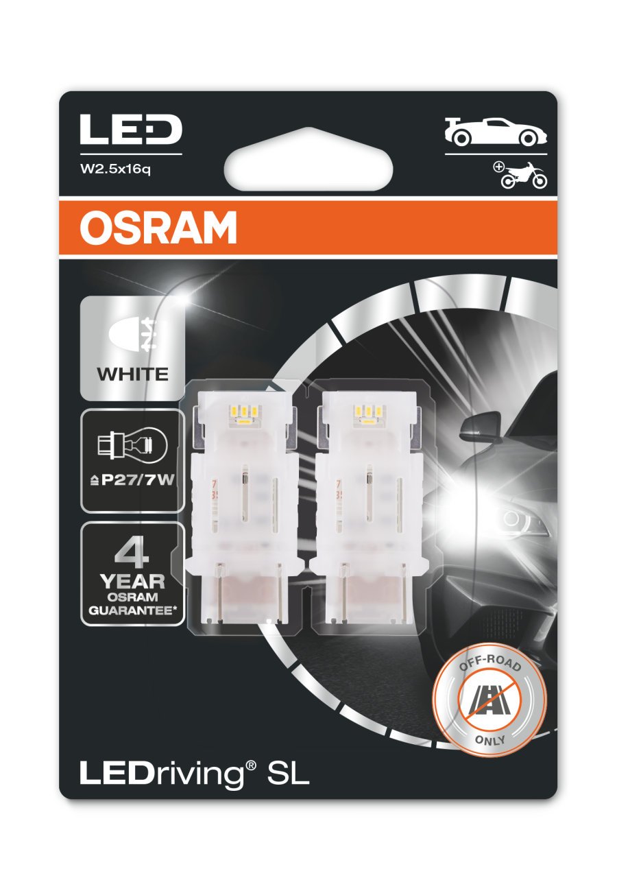 LEDriving LEDlampa SL P27/7W – produktvy från sidan | OSRAM
