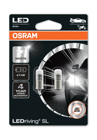 OSRAM LEDriving SL T4W – BA9s – 6000K – produktbild framifrån | OSRAM