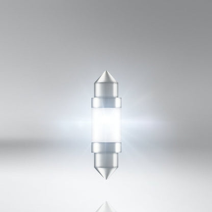 närbild på detaljer och material av LEDriving LEDlampa SL C5W (36 mm) – Vit – OSRAM
