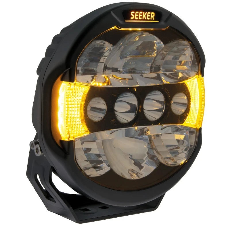 Seeker Extraljus Quantum 9 LED/LASER – närbild detaljer | Carlevel