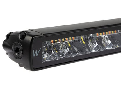 W LED – Ramp med varningsljus 1002mm – produktvy från sidan | Carlevel