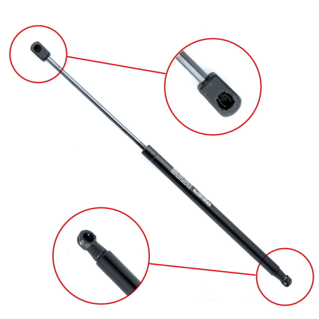Gasfjäder till baklucka Fiat Multipla 04.1999r. – 06.2010r. – 507 mm/ 520 N