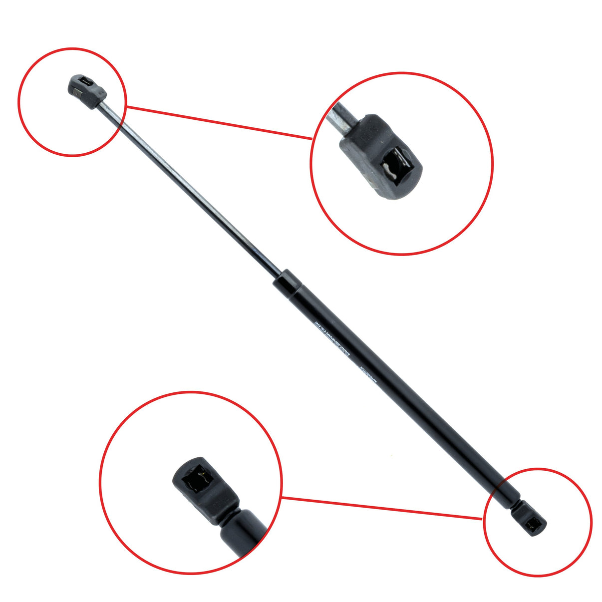Gasfjäder till baklucka Opel Astra F Caravan – 510 mm/ 600 N
