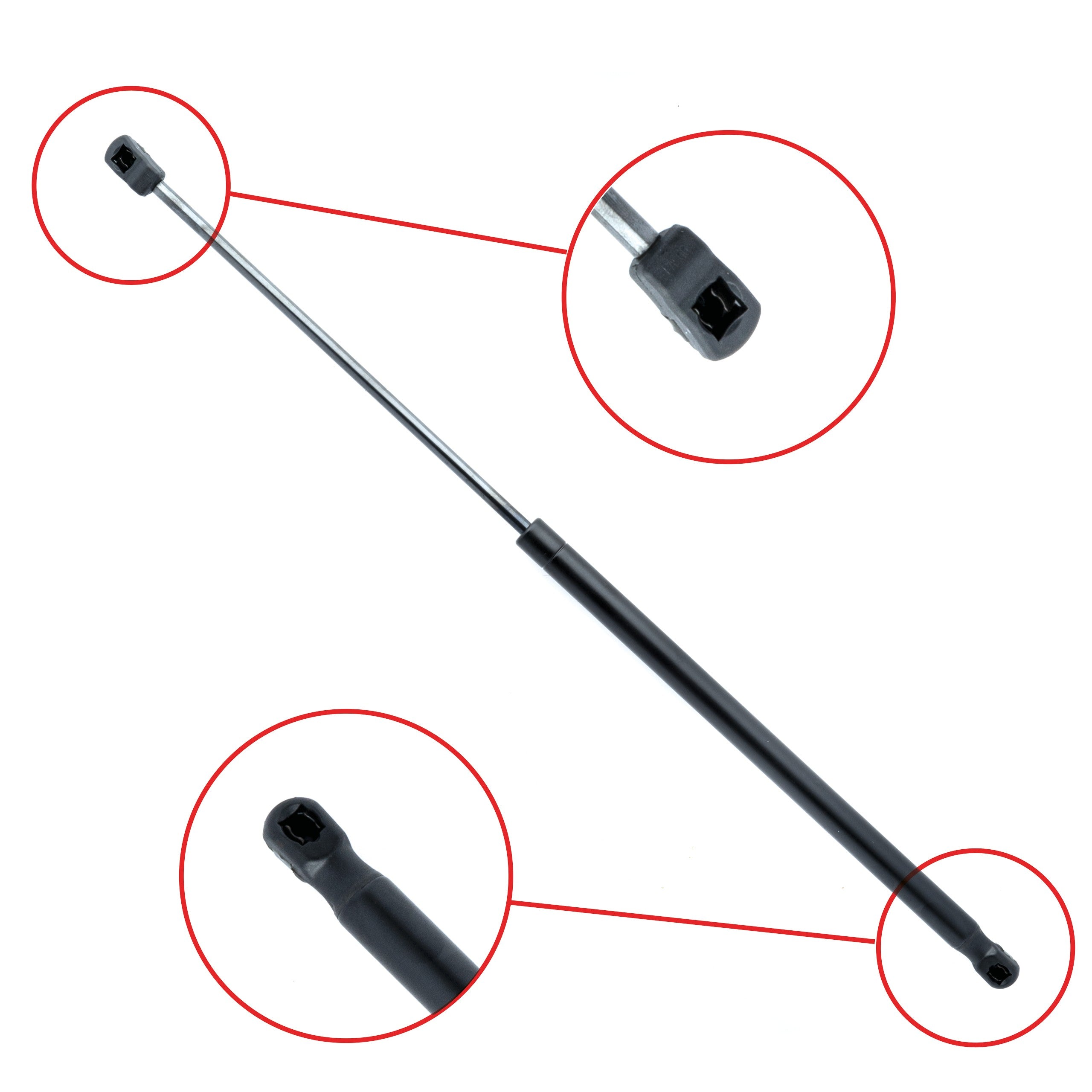 Gasfjäder till baklucka Opel Astra F CC/Astra F Classic CC m.fl. – 595 mm/ 350 N