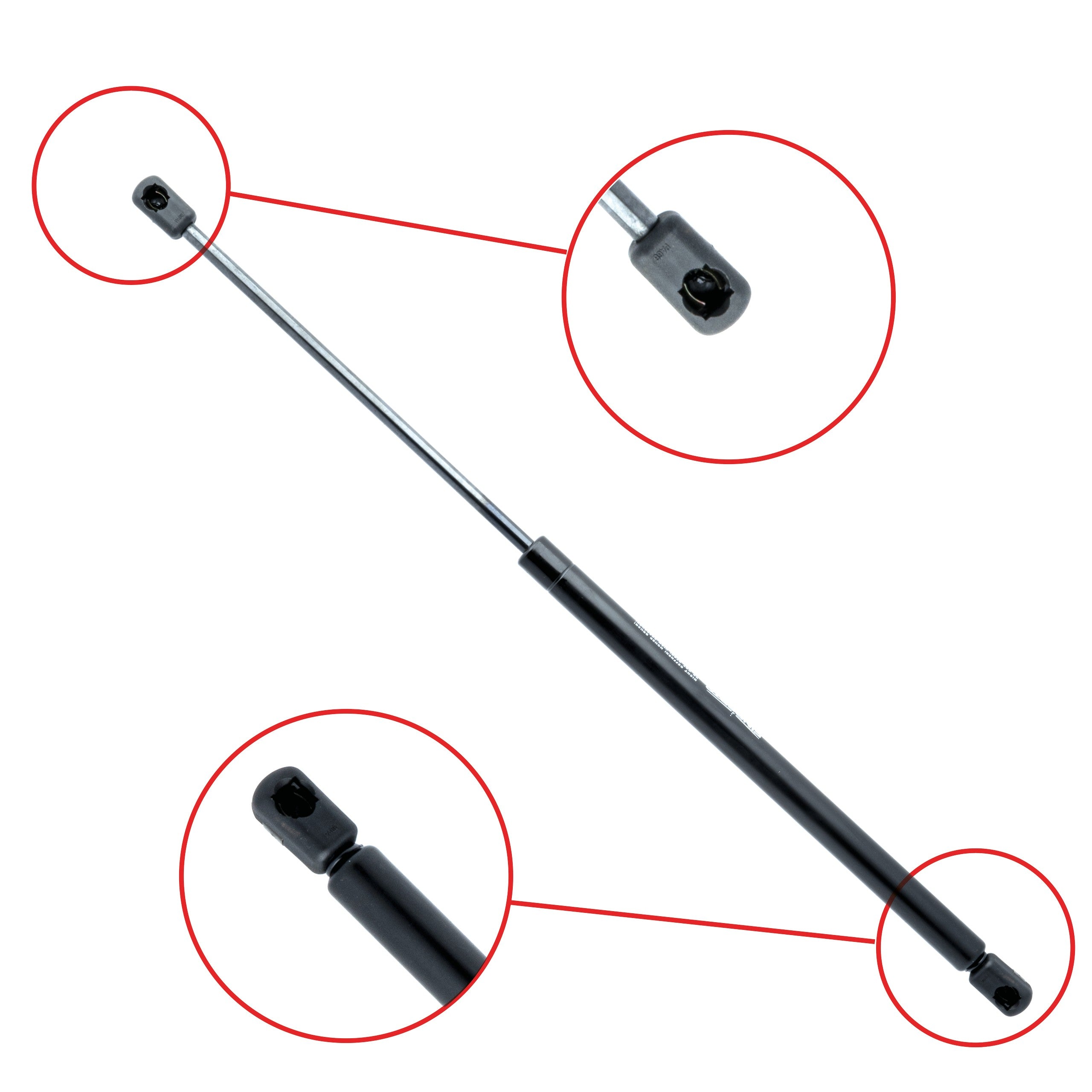 Gasfjäder till baklucka VW Golf V/Golf VI – 528 mm/ 420 N