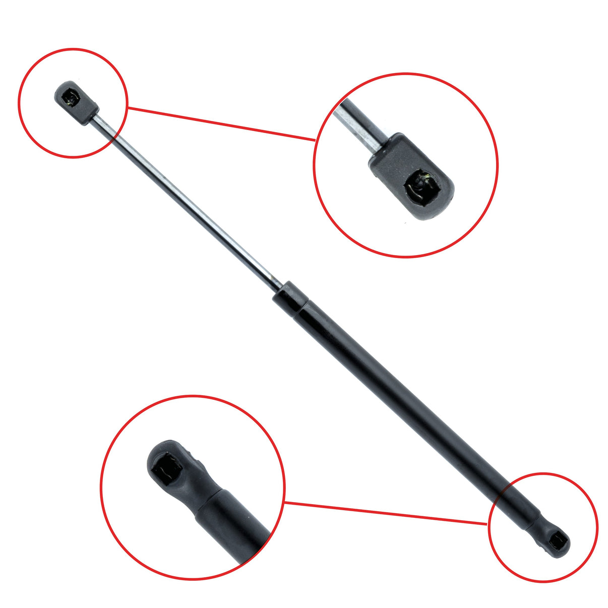 Gasfjäder till baklucka Renault Megane I – 440 mm/ 450 N