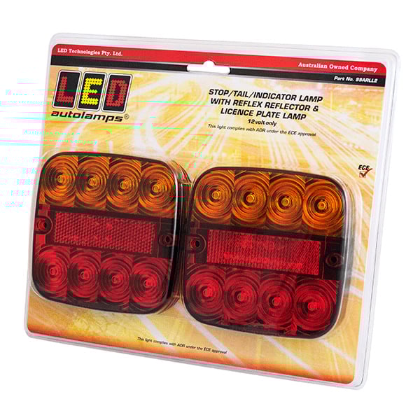 produktbild framifrån visande Bakljus 99ARLL2, med skyltljus – 2 – pack – LEA