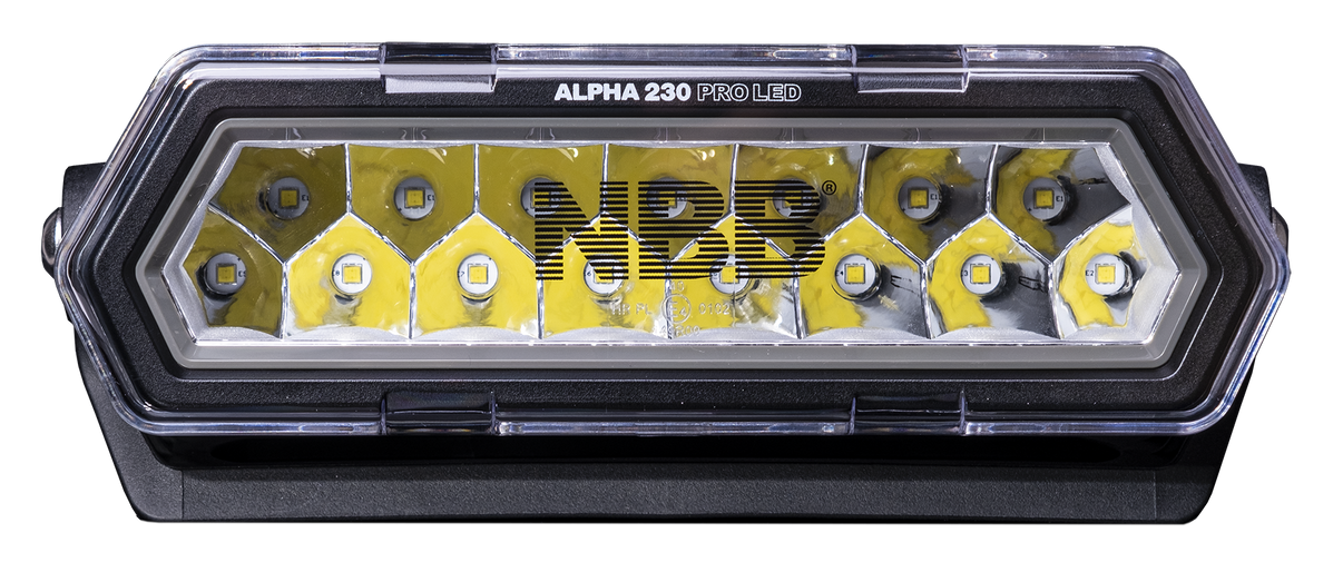 NBB Alpha 230 Pro LED extraljusramp – produktvy från sidan | NBB