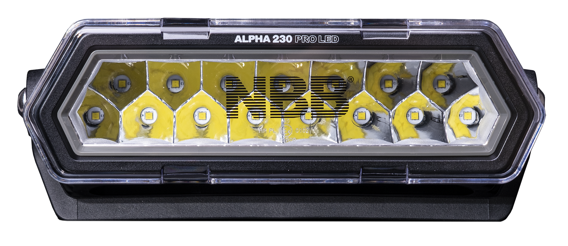 NBB Alpha 230 Pro LED extraljusramp – produktvy från sidan | NBB