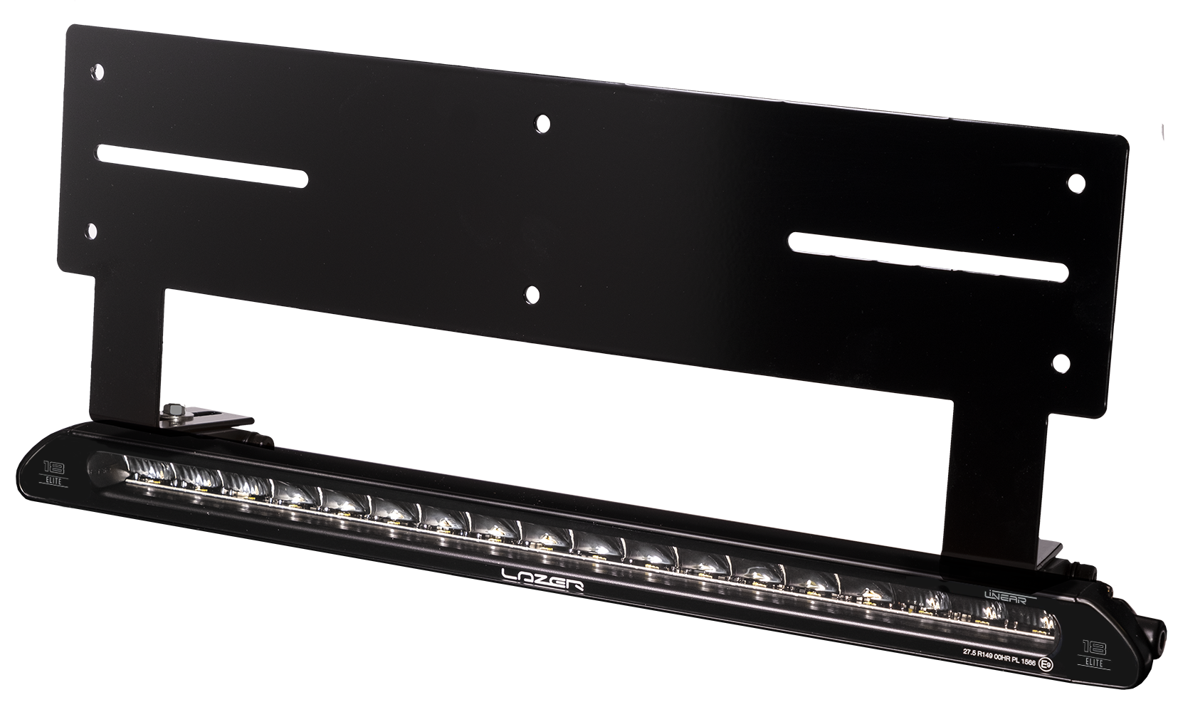 produktbild framifrån visande Lazer Linear 18 Elite paket Tesla – Lazer