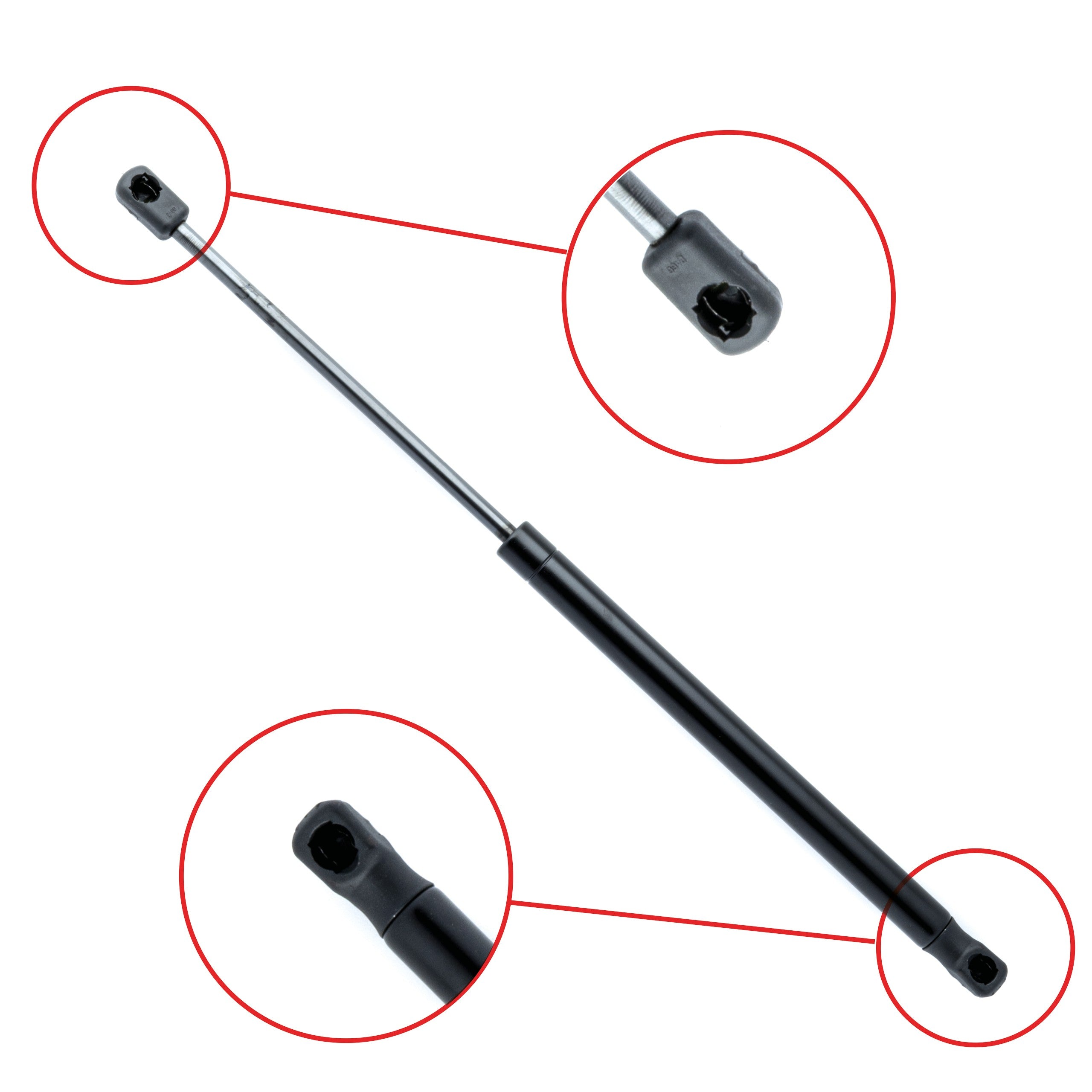 Gasfjäder till baklucka Skoda Fabia I/Fabia I Combi m.fl. – 443 mm/ 600 N