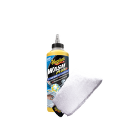 produktbild framifrån visande Tvättpaket WASH PLUS+ med tvätthandske – Meguiar's