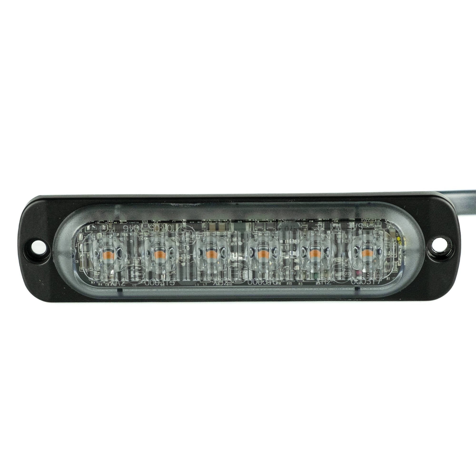 Optibeam Dark Phantom LM6 Blixtljus Orange – närbild detaljer | Optibeam