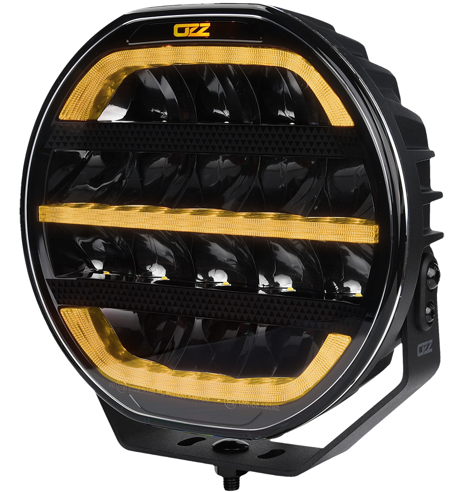 produktbild framifrån visande OZZ XR2 9" Black RAD3 – OZZ