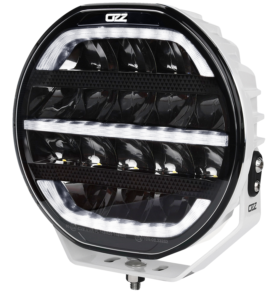 produktbild framifrån visande OZZ XR2 9" White RAD3 – OZZ