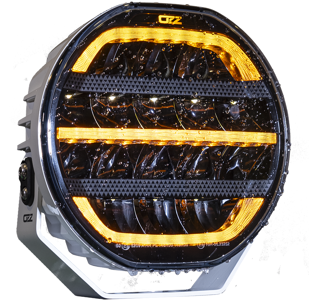 produktbild framifrån visande OZZ XR2 9" White RAD5 – OZZ