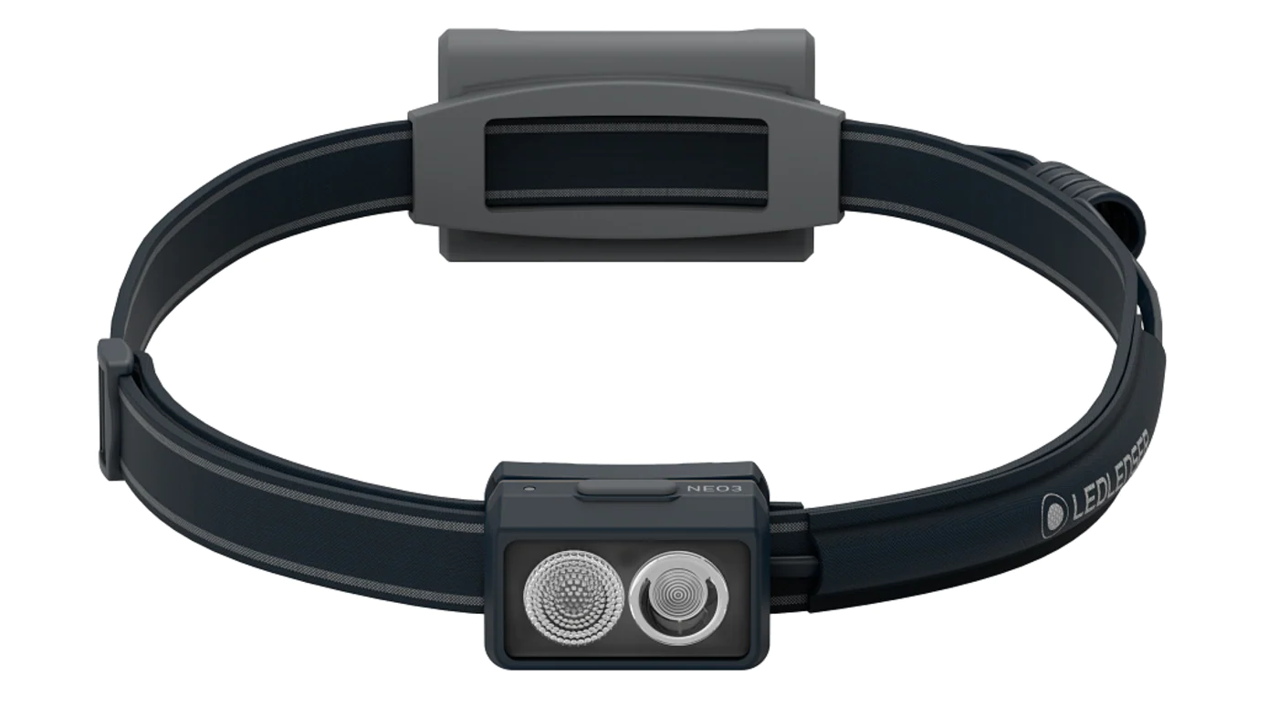 LEDLENSER NEO3 Black/Grey ONE – närbild detaljer | LEDLENSER