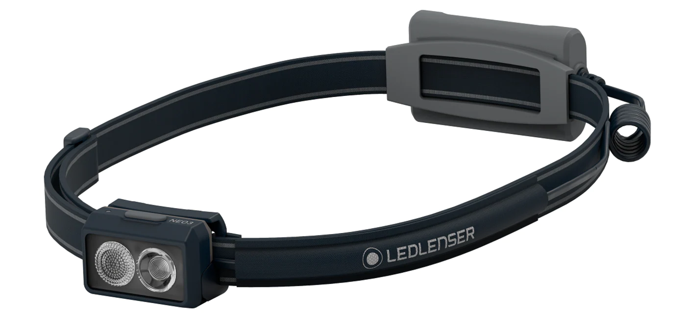 LEDLENSER NEO3 Black/Grey ONE – produktbild framifrån | LEDLENSER