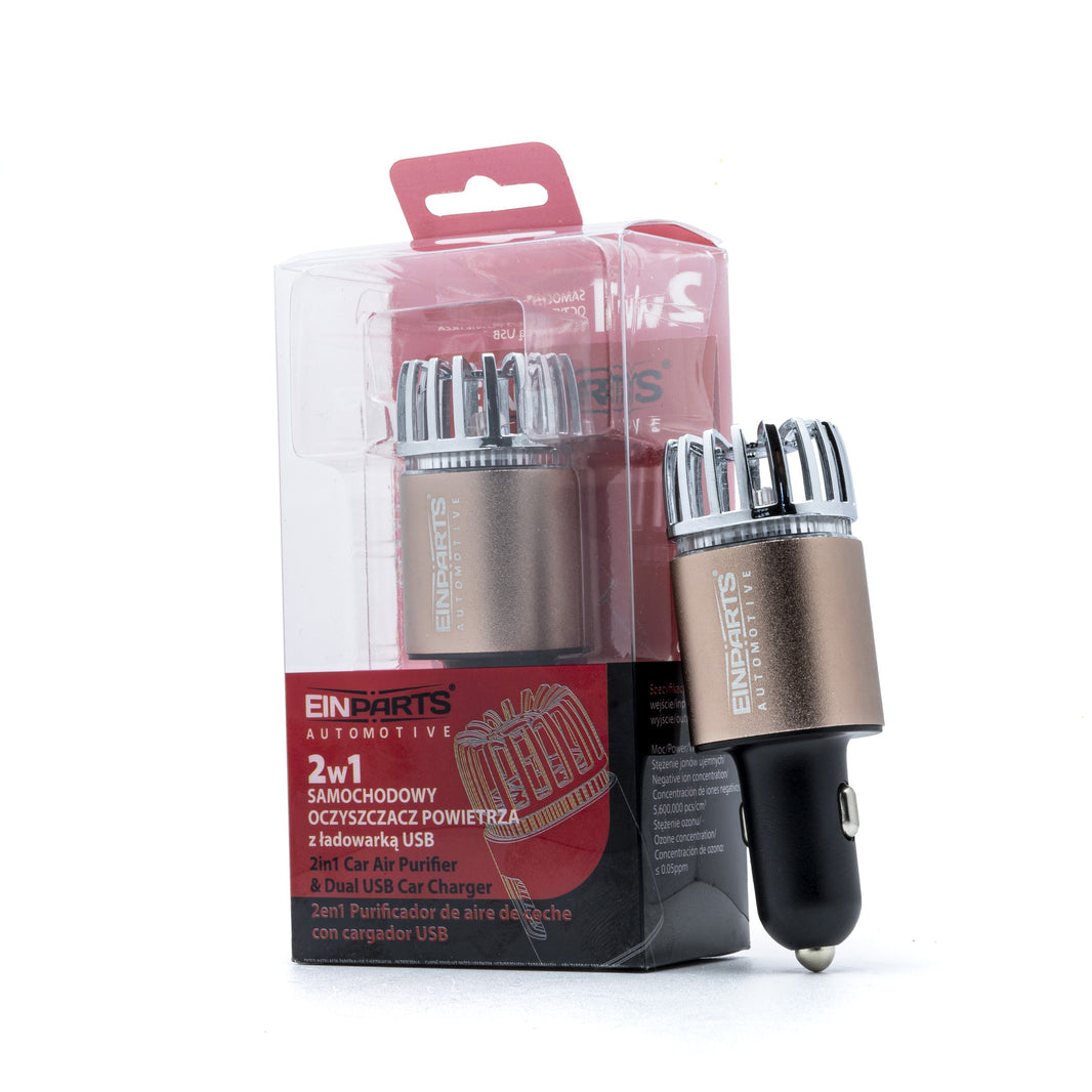 Luftrenare för bil – Koppar – 9V - 16V – 35 × 35 × 105 mm – 35 mm