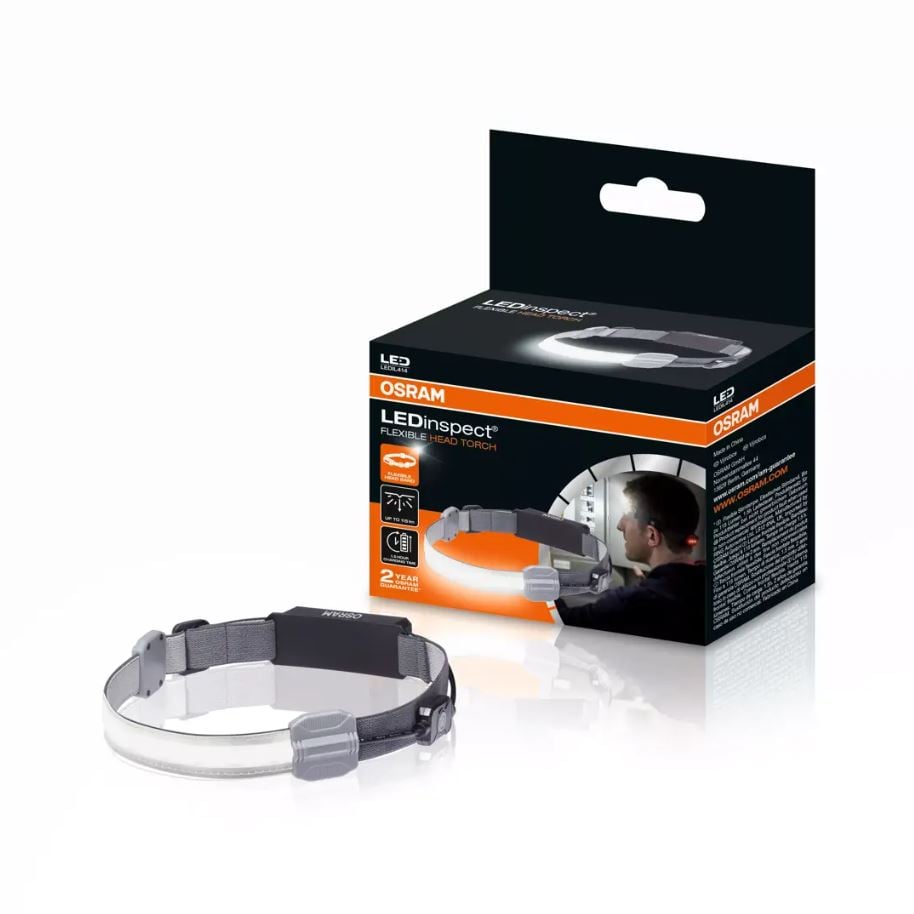 LEDinspect Flexible Head Torch – produktvy från sidan | OSRAM