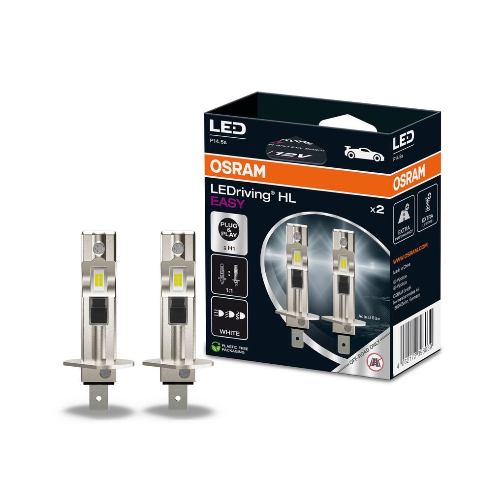 produktbild framifrån visande LEDriving HL EASY H1 – OSRAM