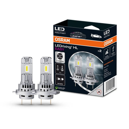 produktbild framifrån visande LEDriving HL EASY H7/H18 – OSRAM