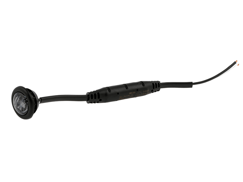 Positionsljus, Optibeam Dark Phantom, 181WME ,Vit – produktvy från sidan | Optibeam